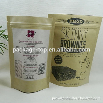 advanced ldpe liner white kraft paper bag for soap packing
